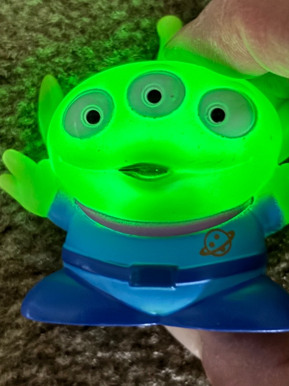 Disney Parks Store Pixar Toy Story Alien Light Up Keychain Key Bag Clip Figure